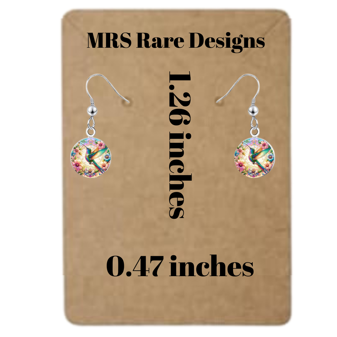 Harmony in Flight – Hummingbird Earring Set Collection