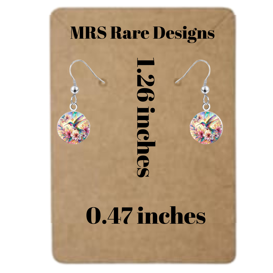 Harmony in Flight – Hummingbird Earring Set Collection