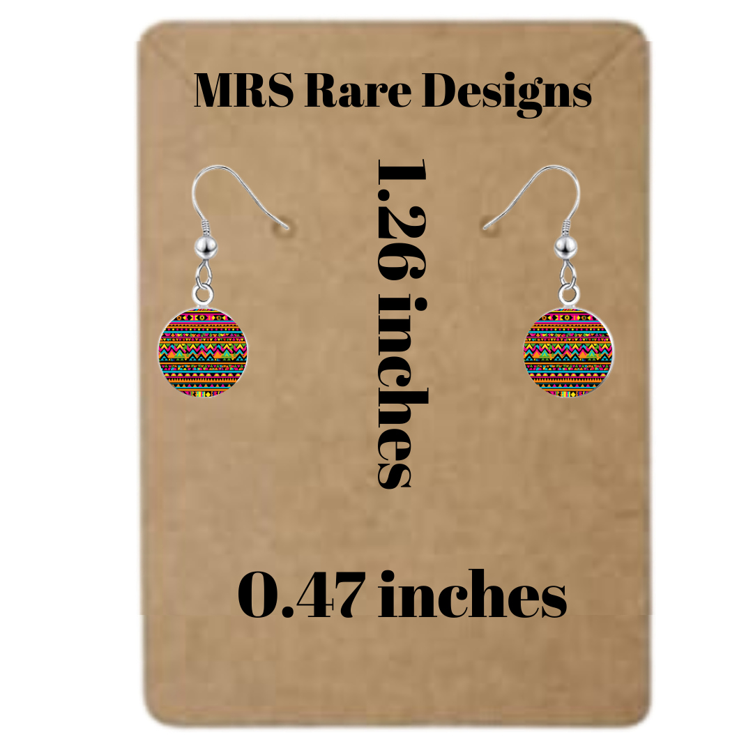Boho Brights – Tribal Pattern Earring Set