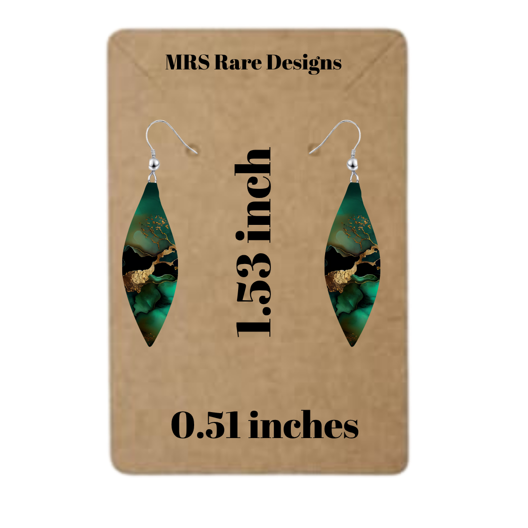 Mystic Forest Teardrop Earrings