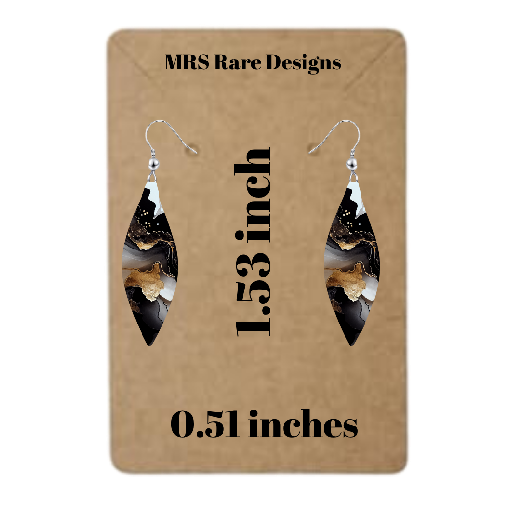 Midnight Luxe Teardrop Earrings