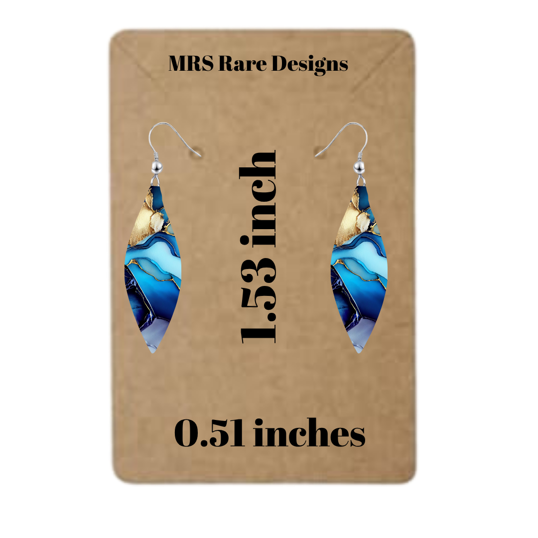 Blue Tide Teardrop Earrings