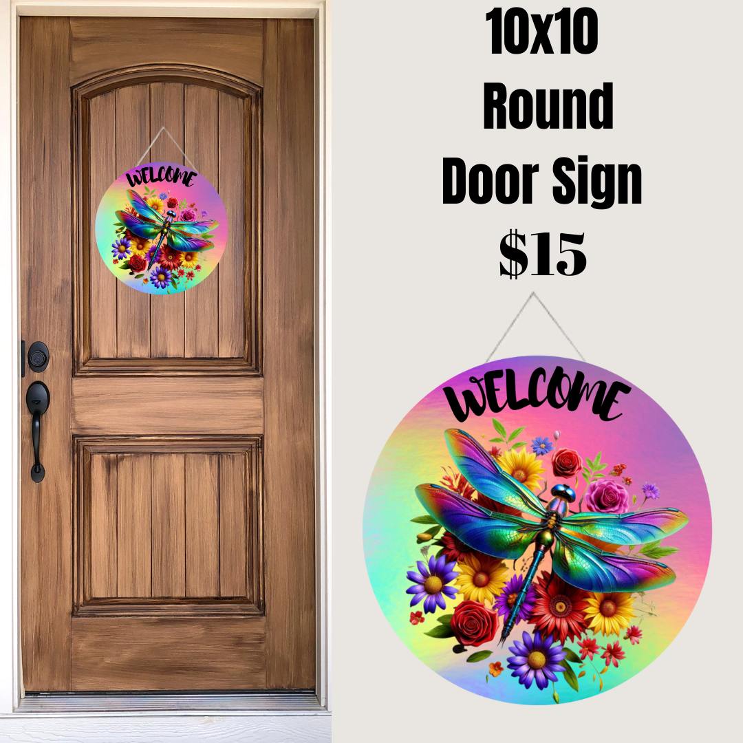 Dragonfly Welcome Signs Collection