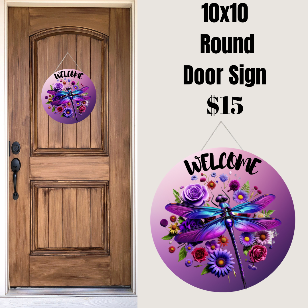 Dragonfly Welcome Signs Collection