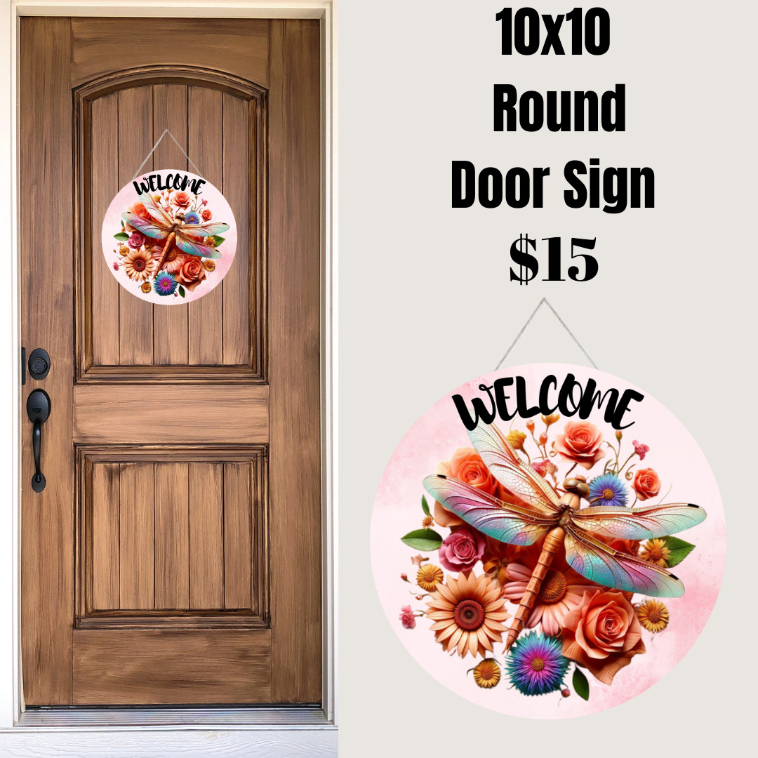 Dragonfly Welcome Signs Collection