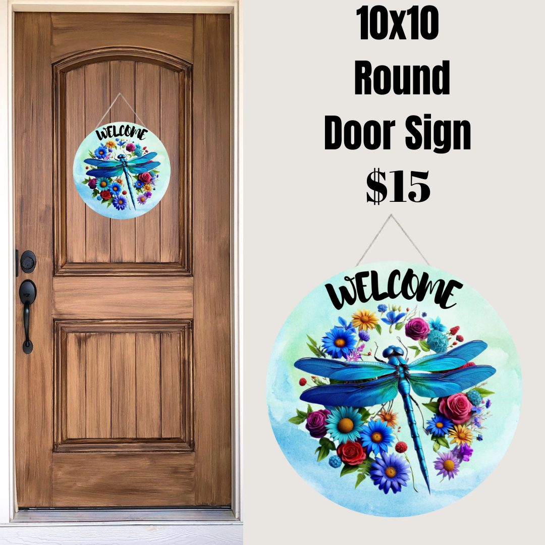 Dragonfly Welcome Signs Collection