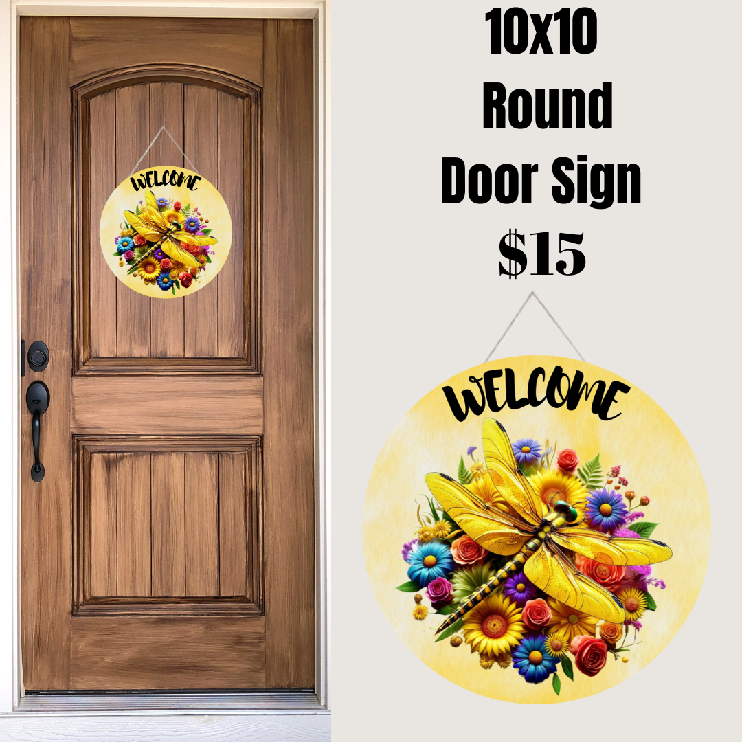 Dragonfly Welcome Signs Collection