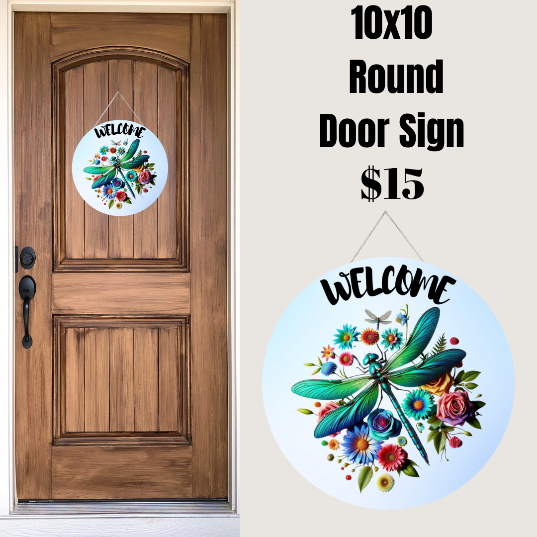 Dragonfly Welcome Signs Collection