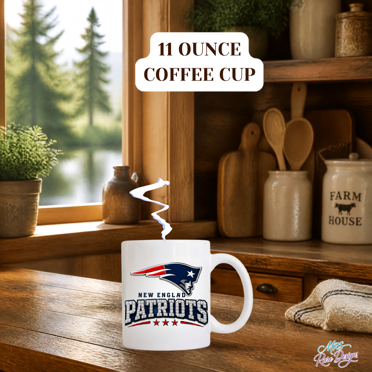 Game Day Kickoff 11 oz Football Coffee Cup β Choose Your Team