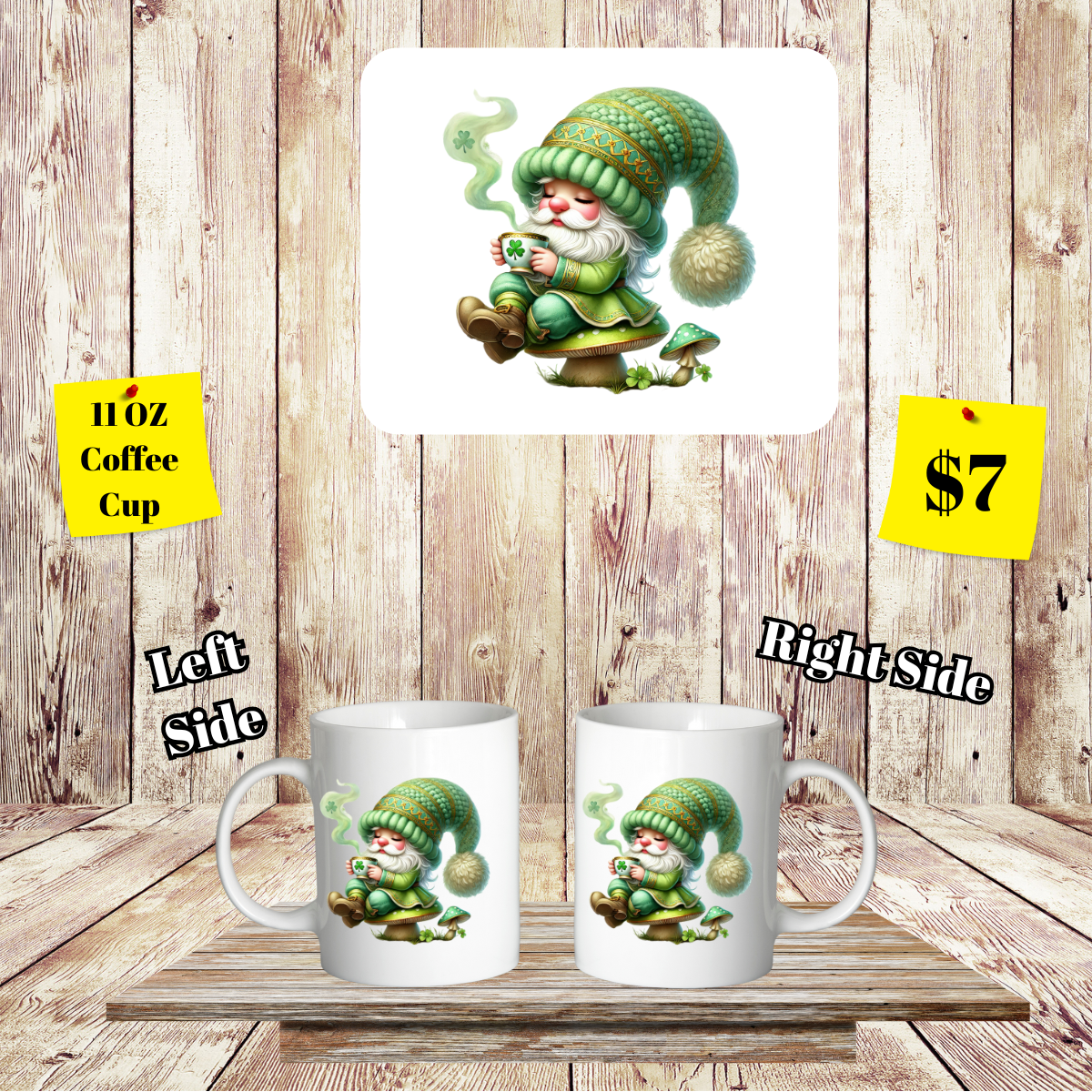 Gnome’s Delight Coffee Cups