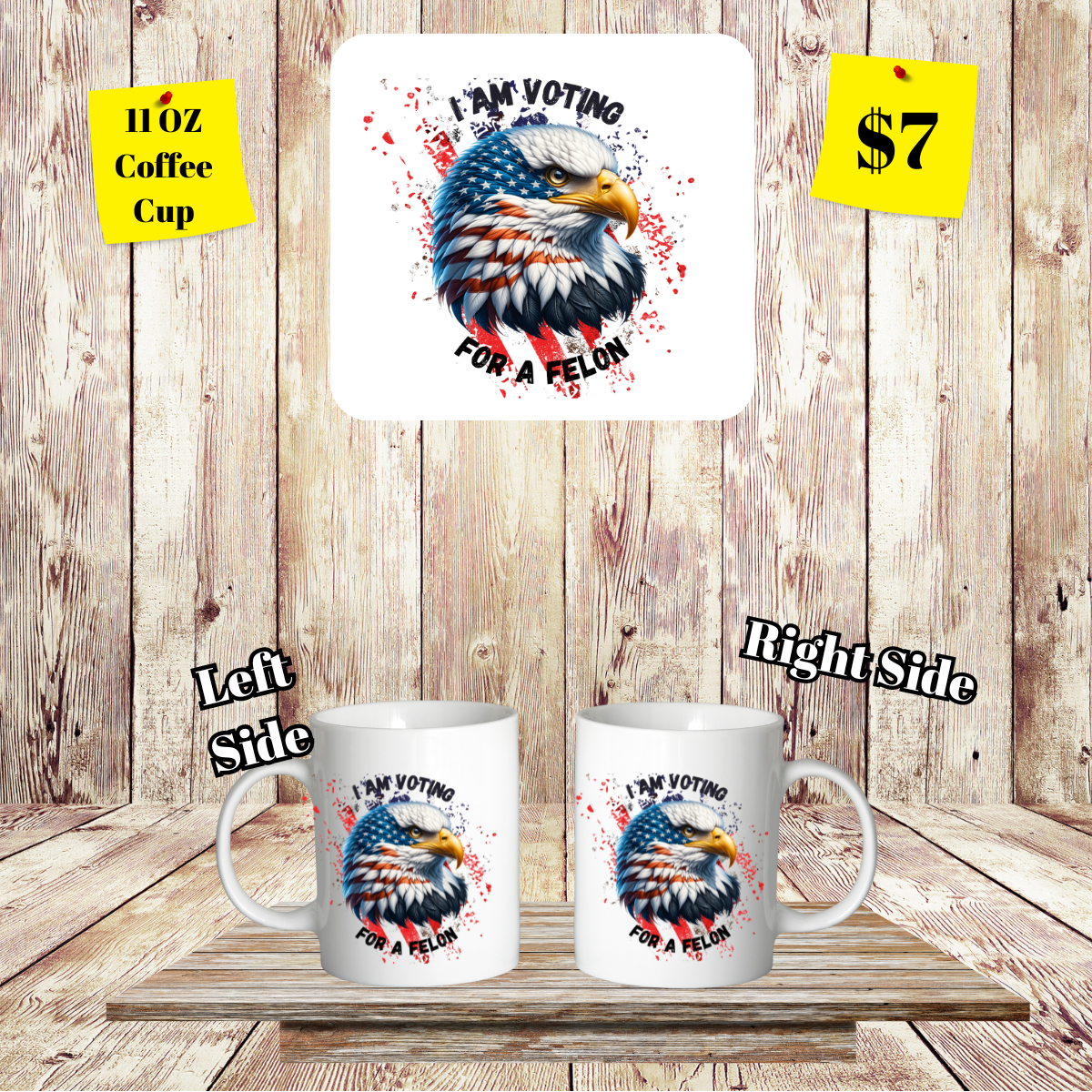 Patriotic Felon Supporter 11oz Mug