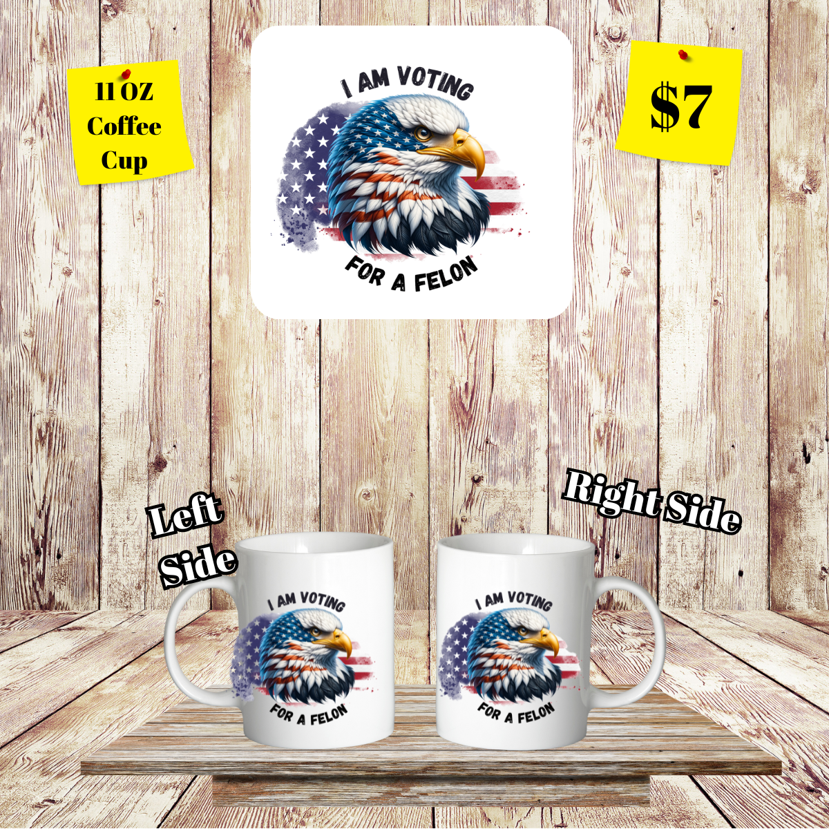 Patriotic Felon Supporter 11oz Mug