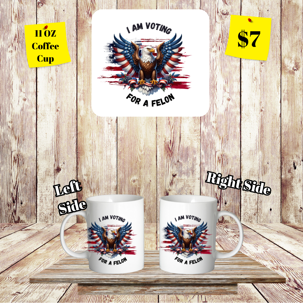 Patriotic Felon Supporter 11oz Mug