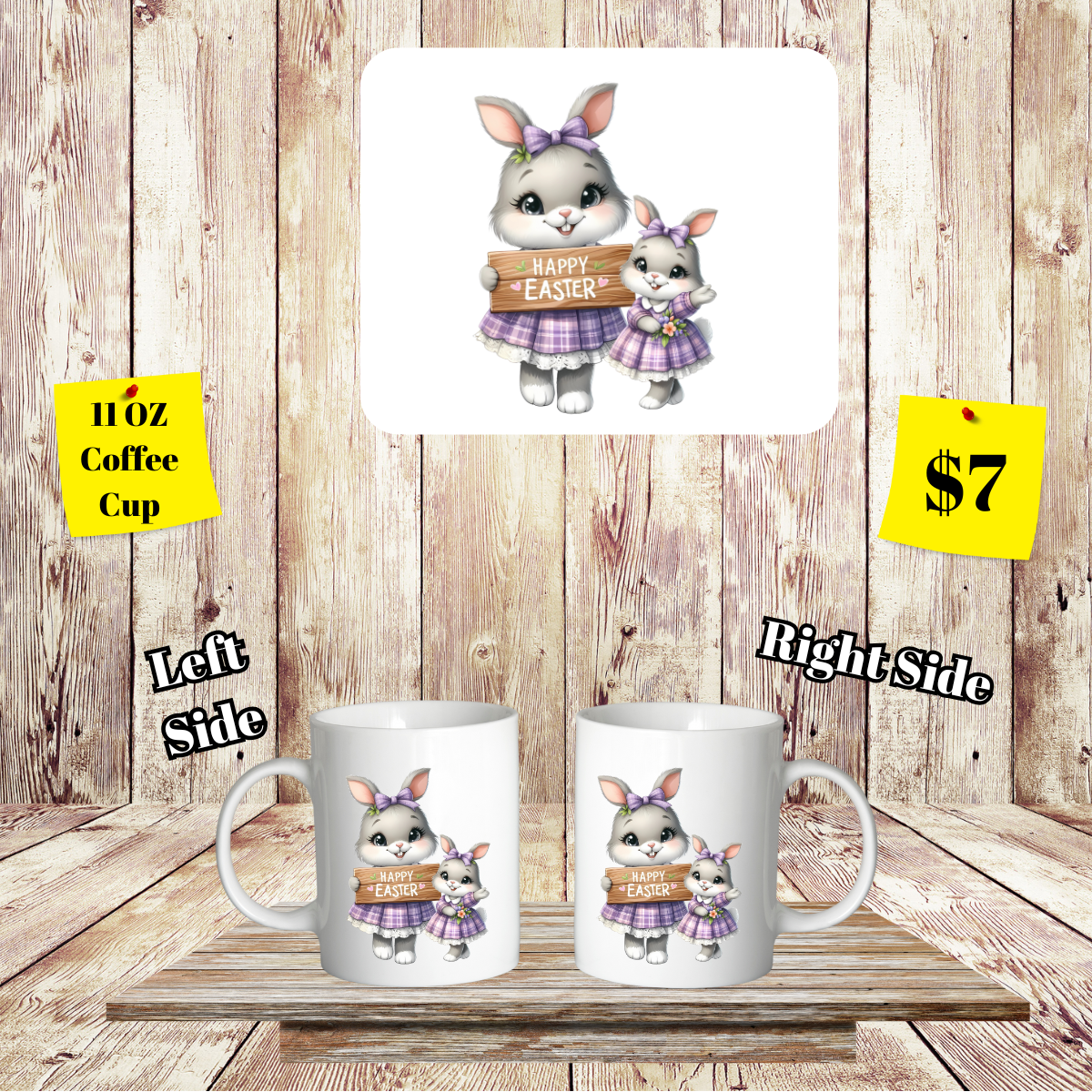Easter Bunny Delight Mugs