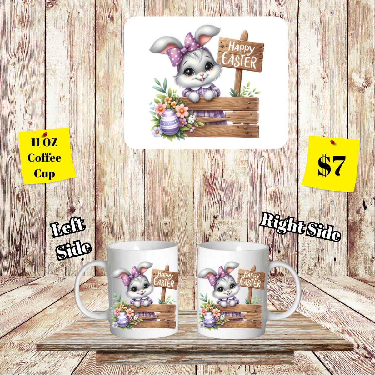 Easter Bunny Delight Mugs