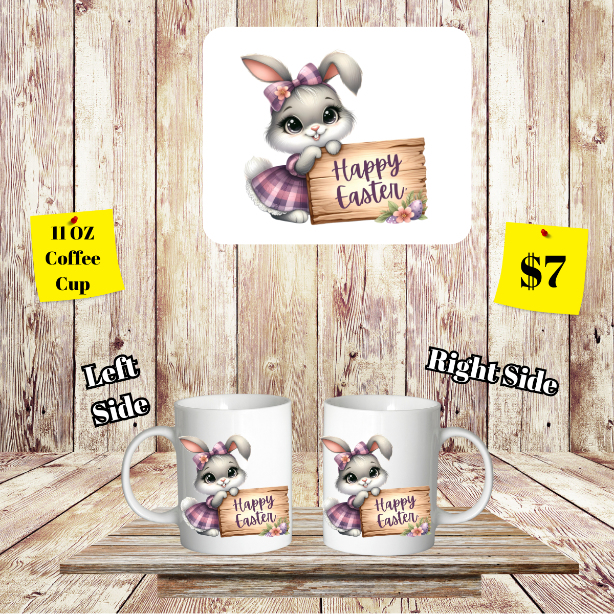 Easter Bunny Delight Mugs