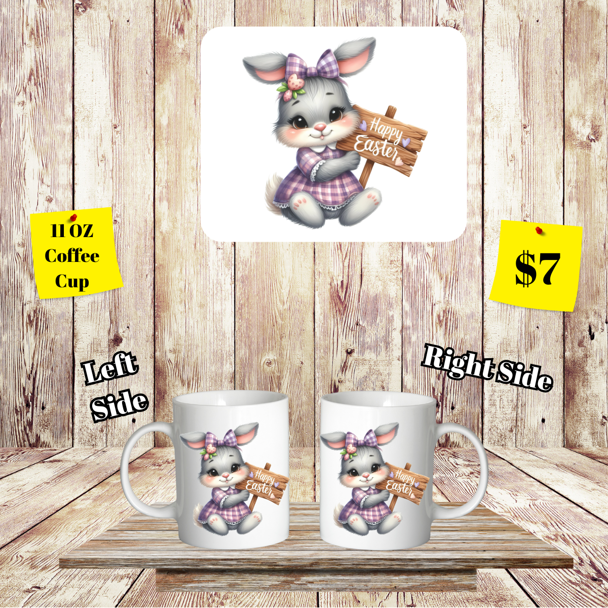 Easter Bunny Delight Mugs