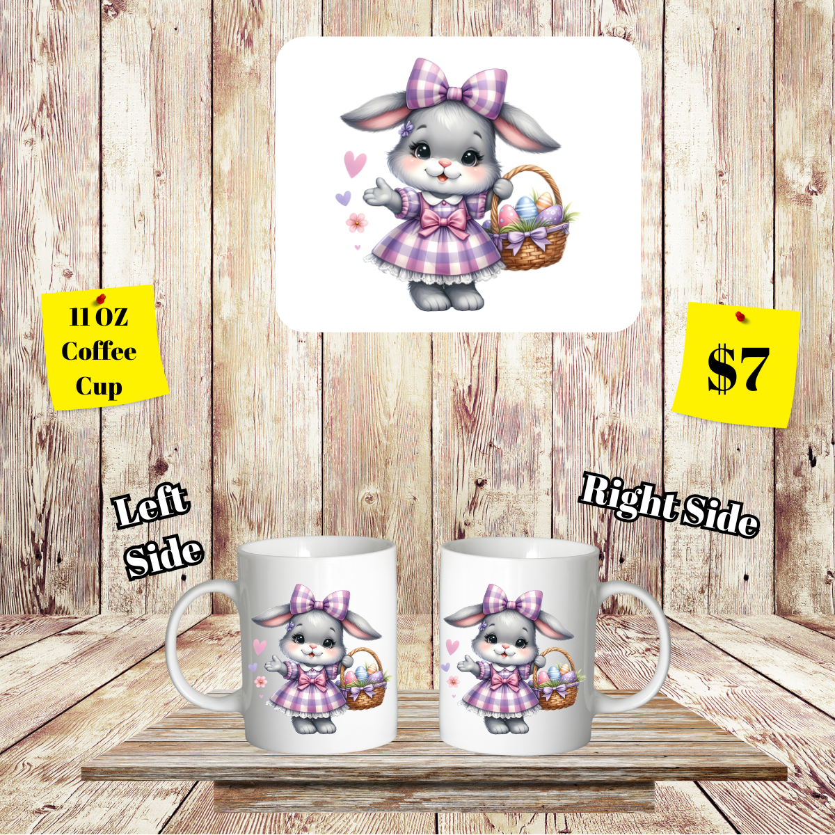 Easter Bunny Delight Mugs