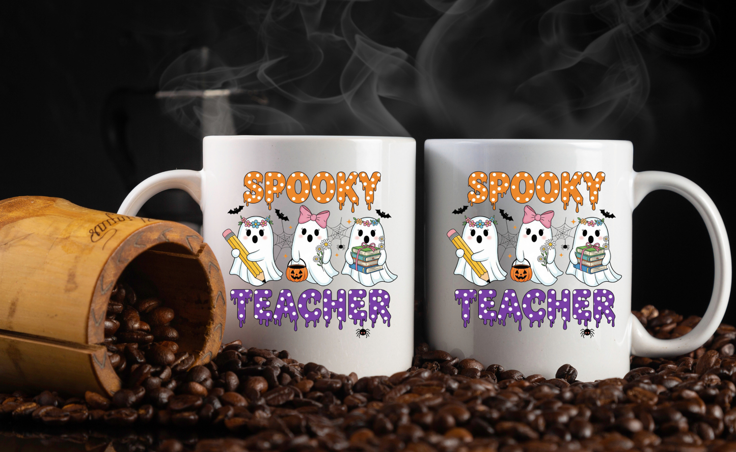Spooky Teacher Mug Collection β Halloween Coffee Cups for Educators
