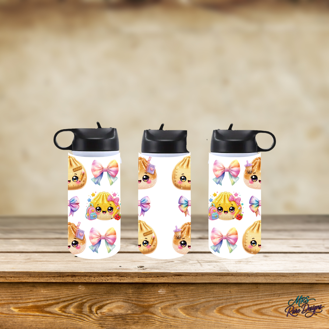 "Sweet Study Buddies" Flip Straw Sports Cup