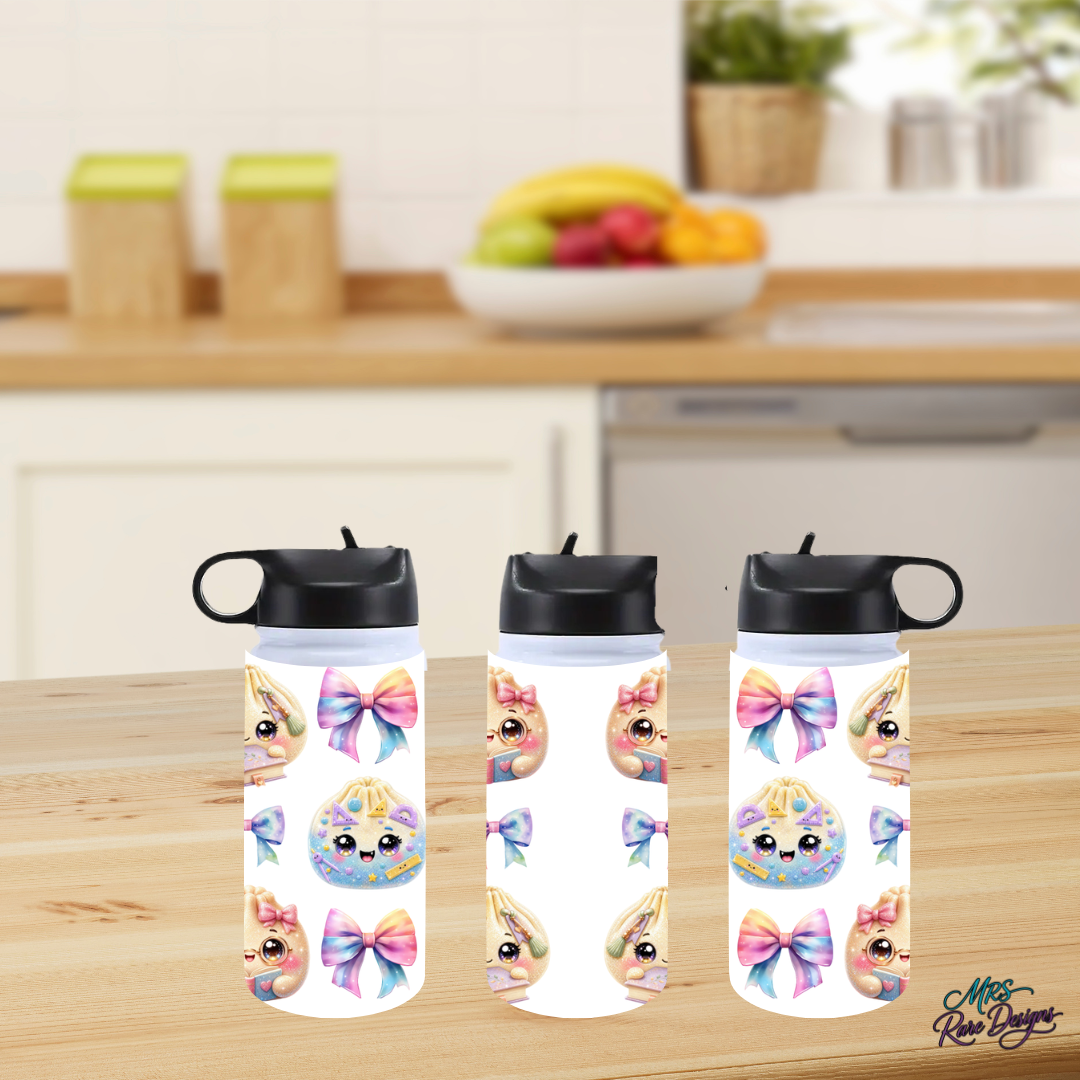 "Bookworm Bestie" Flip Straw Sports Cup