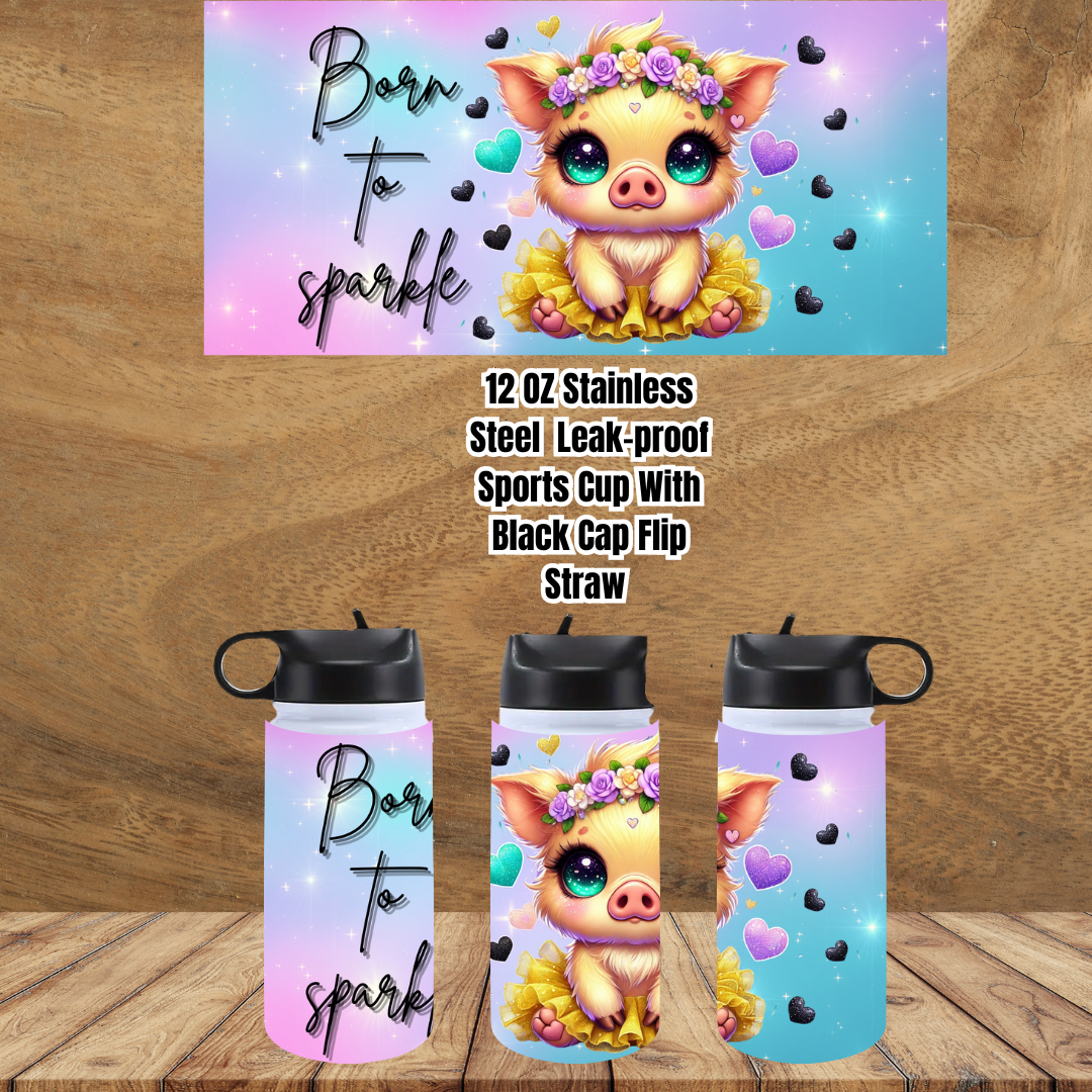 Twilight Dream Piglet 12 ounce Sports Cup