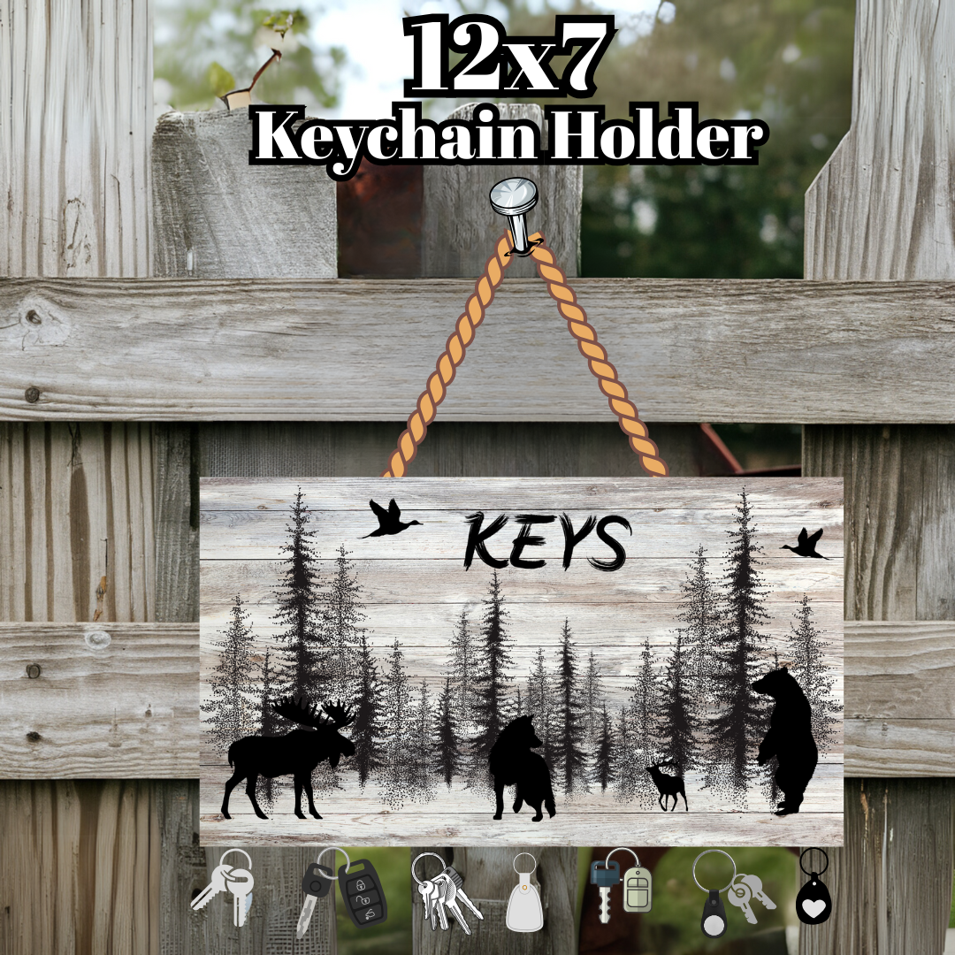 Wildwood Creatures Keychain Holder Collection