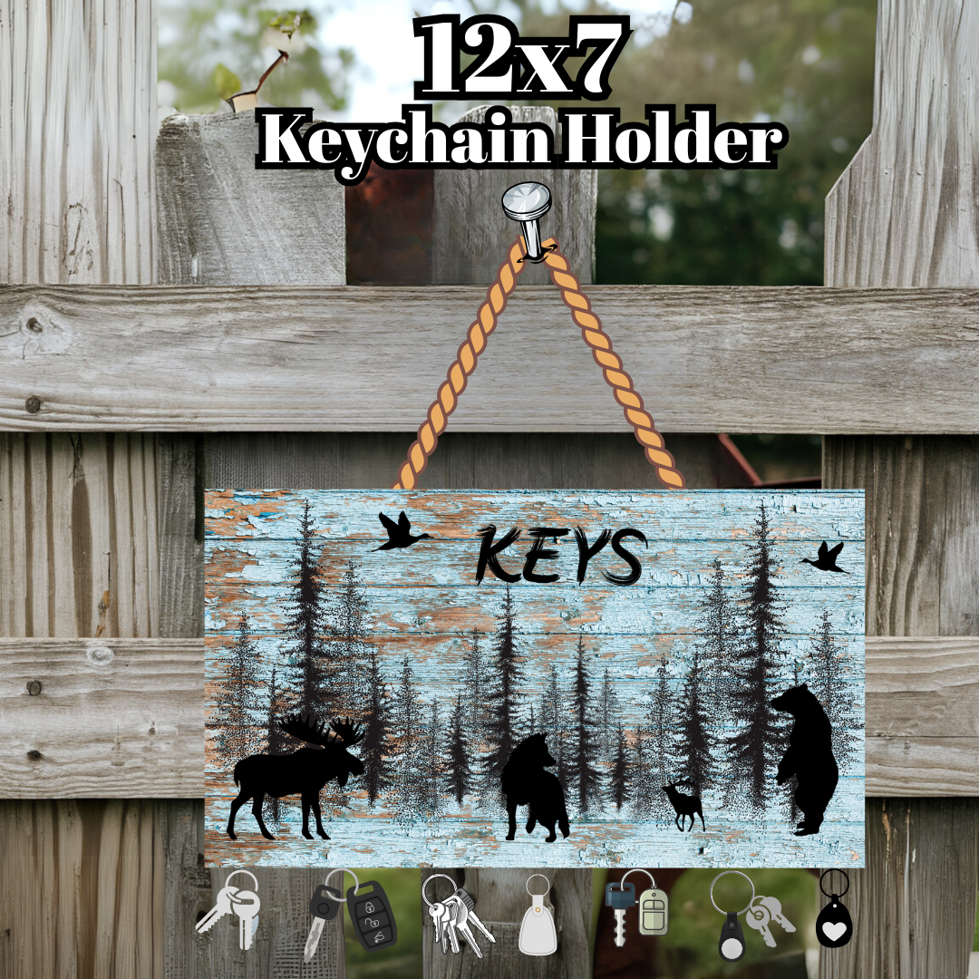 Wildwood Creatures Keychain Holder Collection