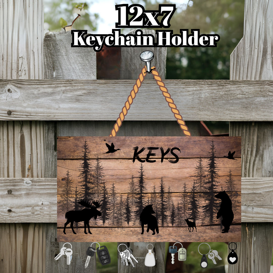 Wildwood Creatures Keychain Holder Collection