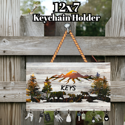 Rustic Wildscape Keychain Holder Collection