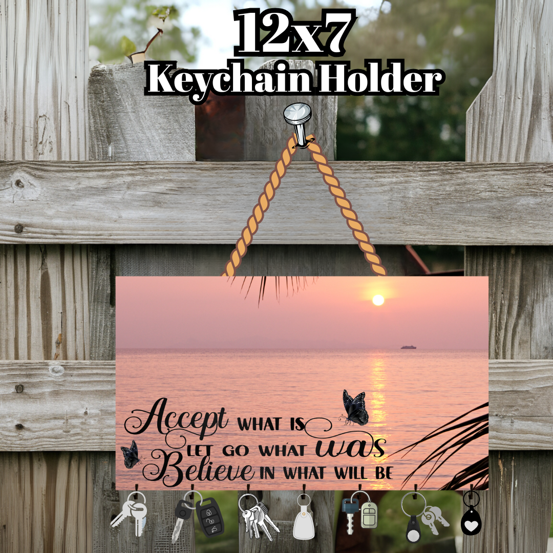 Sunset Serenity Keychain Holder Collection