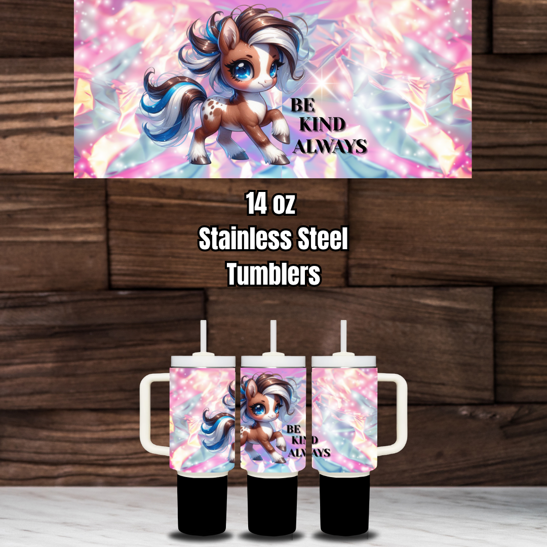 Kind Critters Collection – 14oz Stainless Steel Tumblers