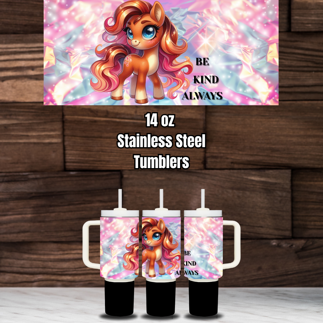 Kind Critters Collection – 14oz Stainless Steel Tumblers