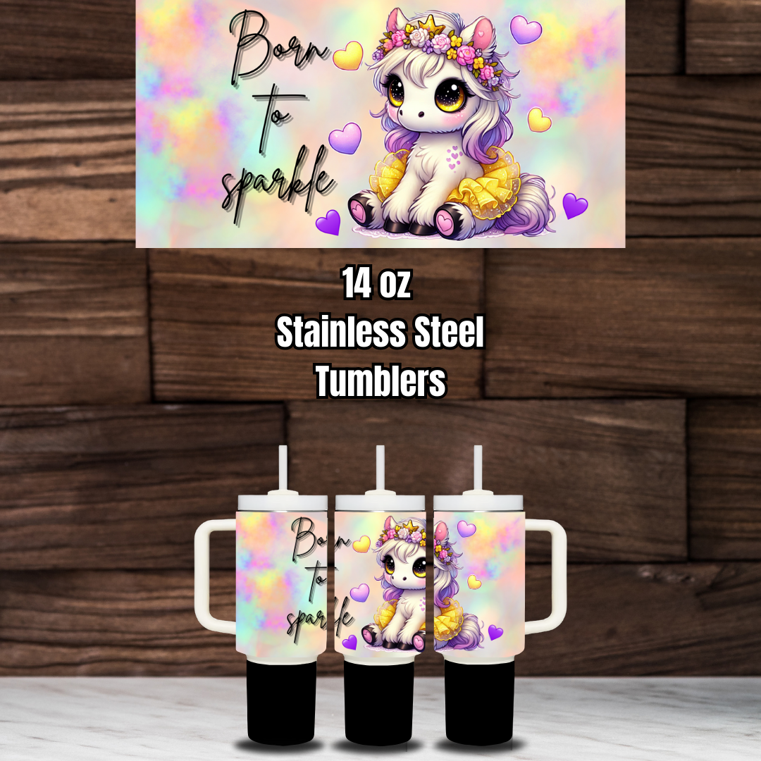 Mythical Mare Sparkle Tumblers