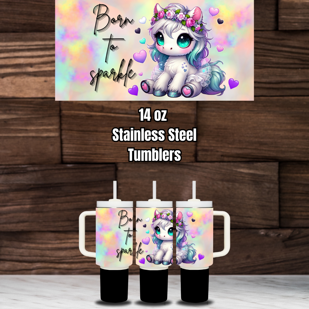 Mythical Mare Sparkle Tumblers