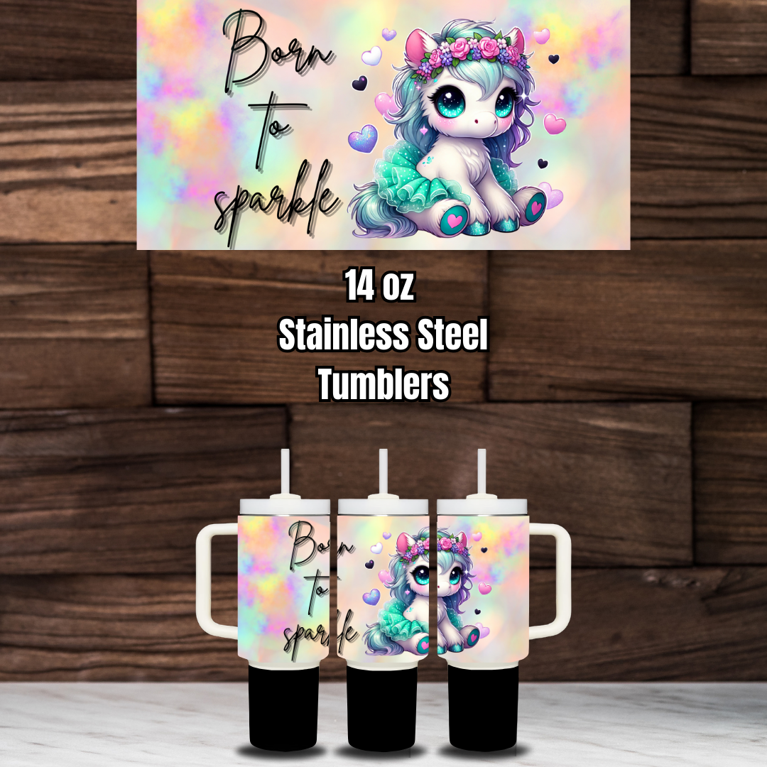 Mythical Mare Sparkle Tumblers