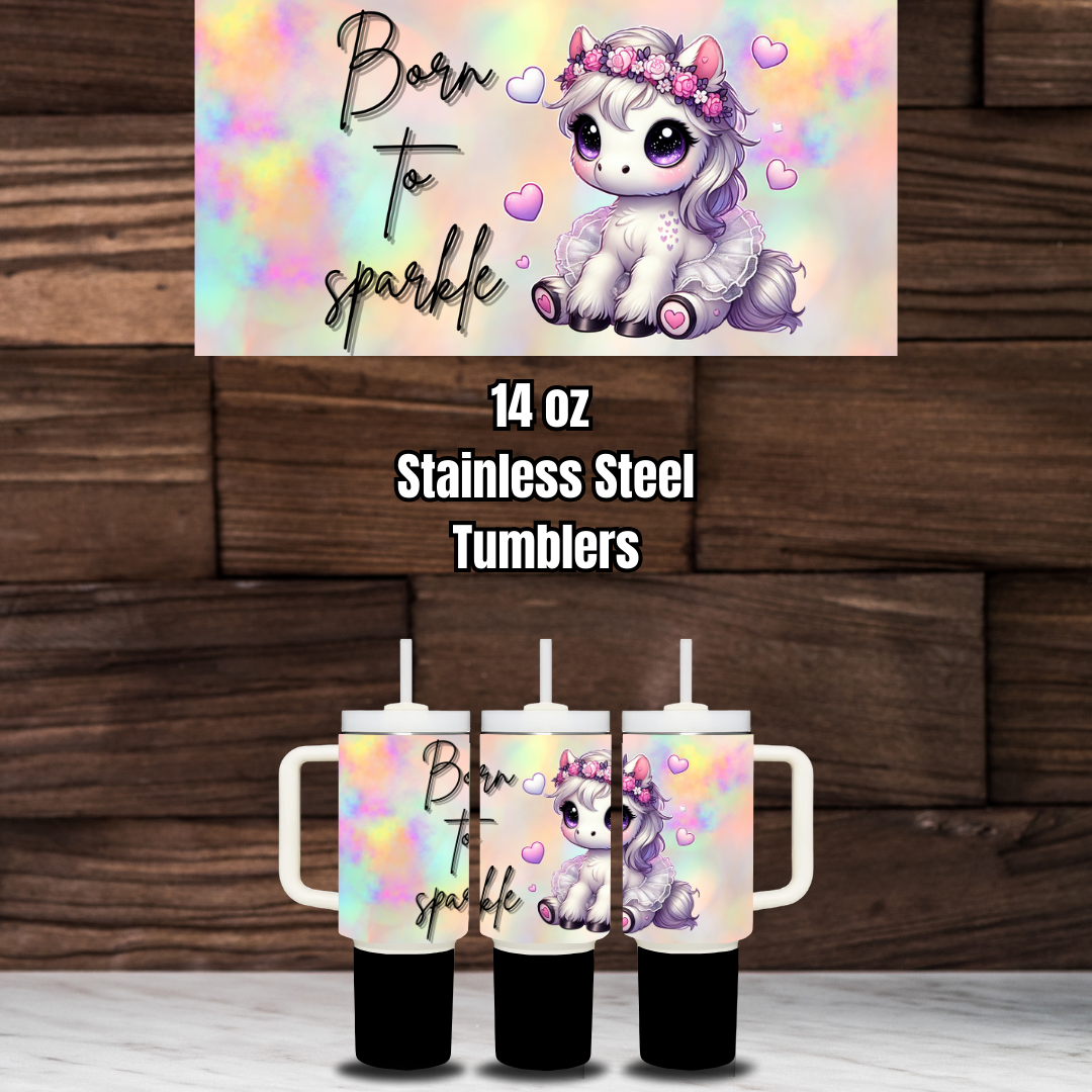 Mythical Mare Sparkle Tumblers