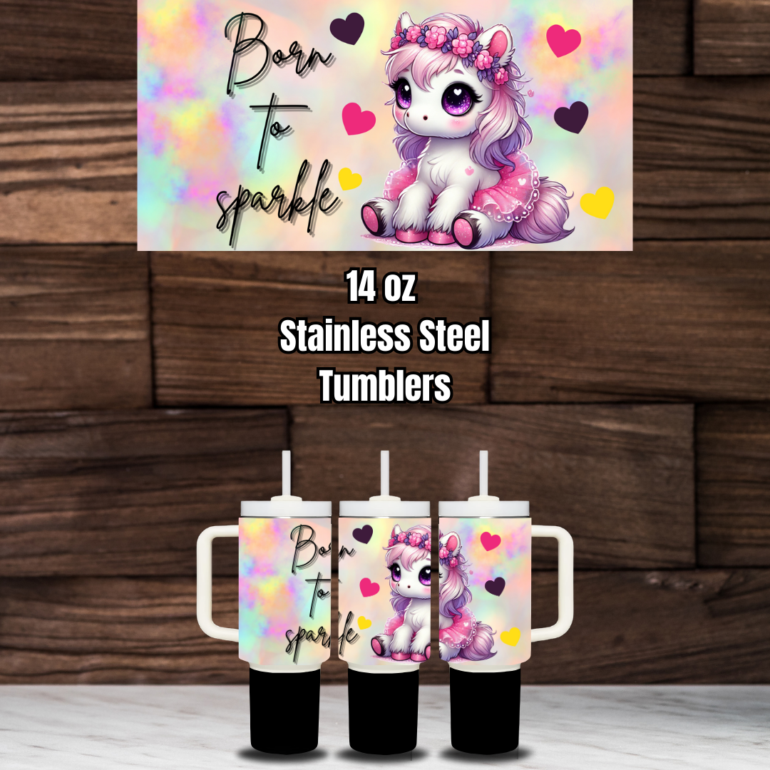 Mythical Mare Sparkle Tumblers