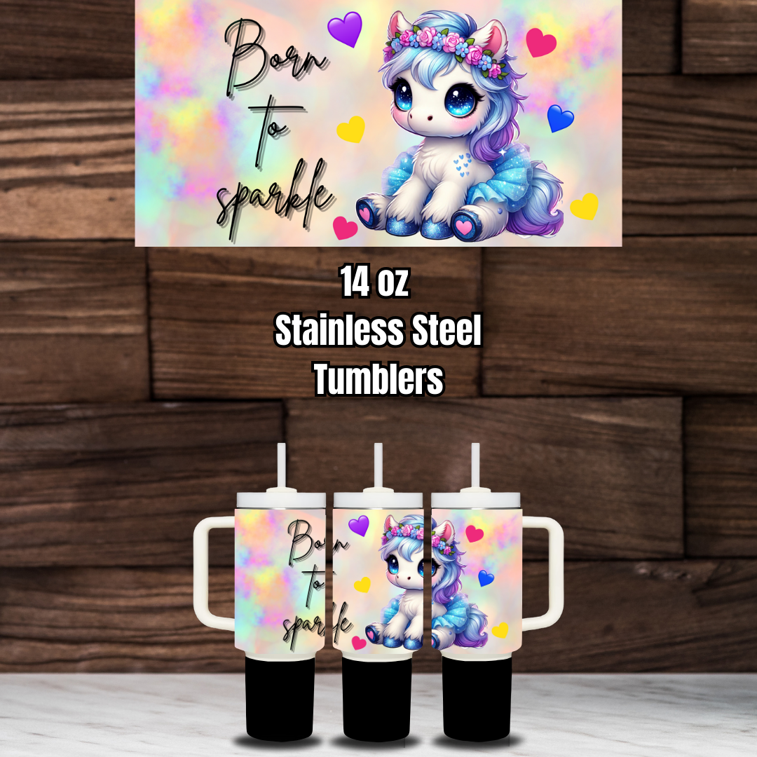 Mythical Mare Sparkle Tumblers
