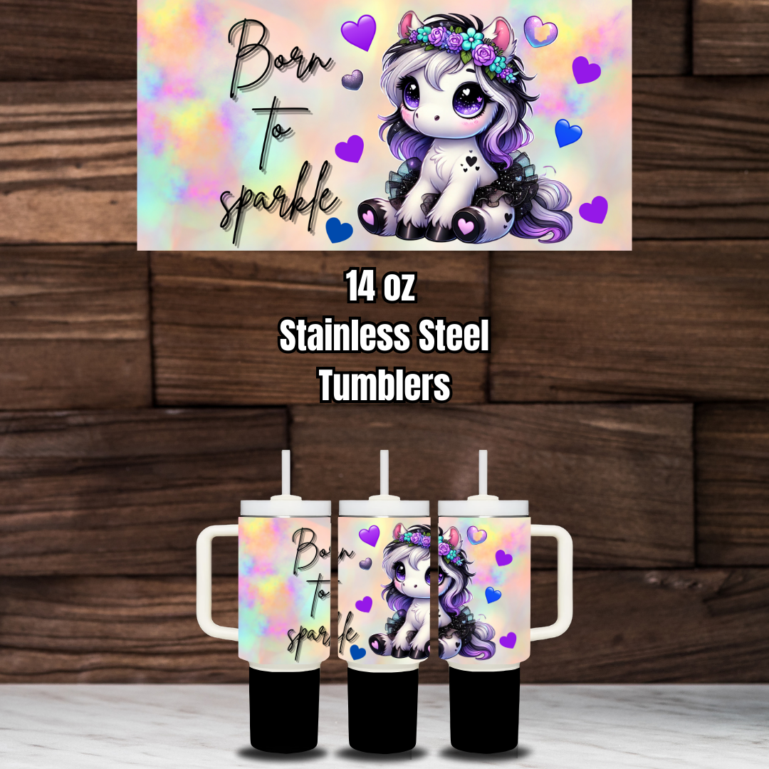 Mythical Mare Sparkle Tumblers