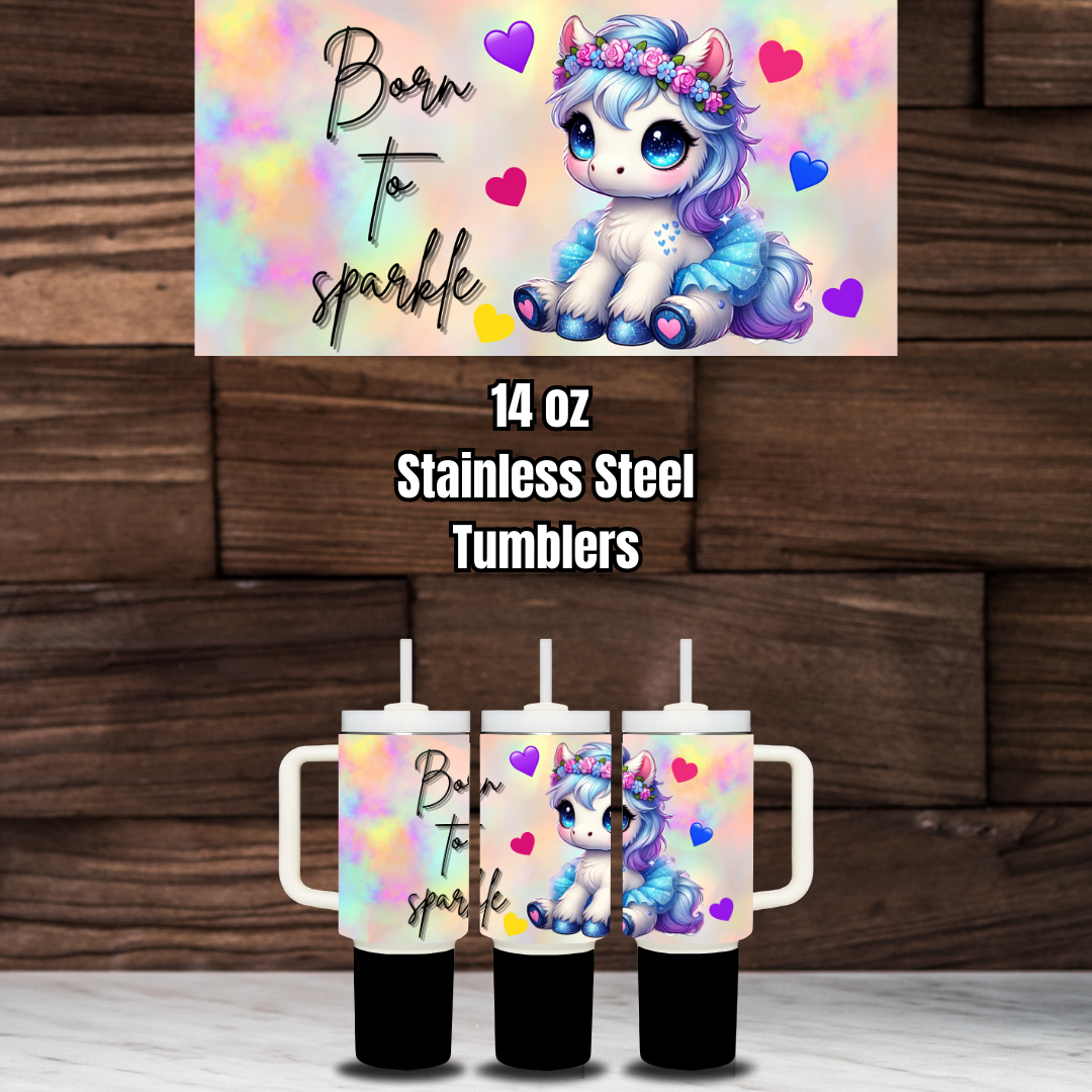 Mythical Mare Sparkle Tumblers