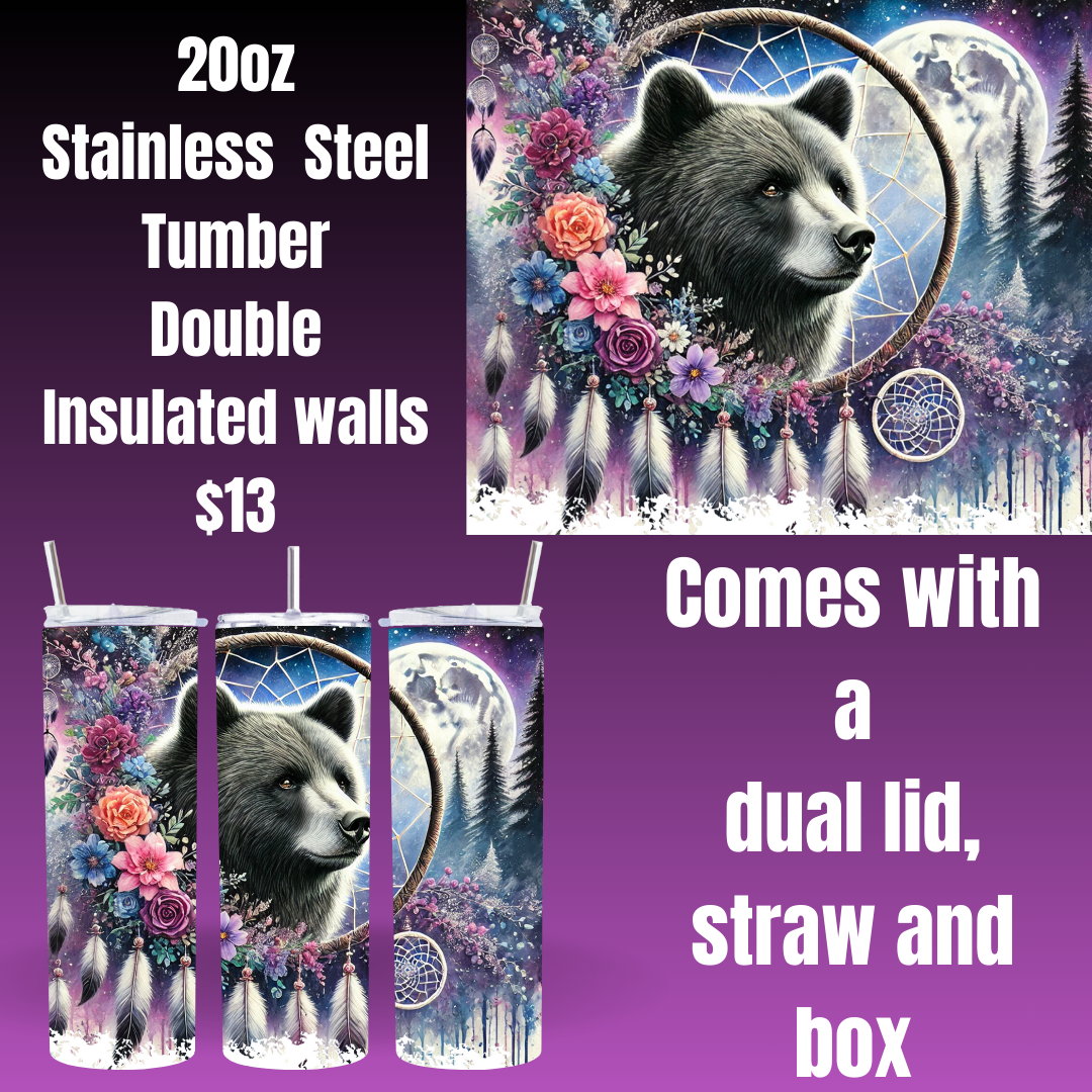 Enchanted Wilderness Stainless Steel Tumblers