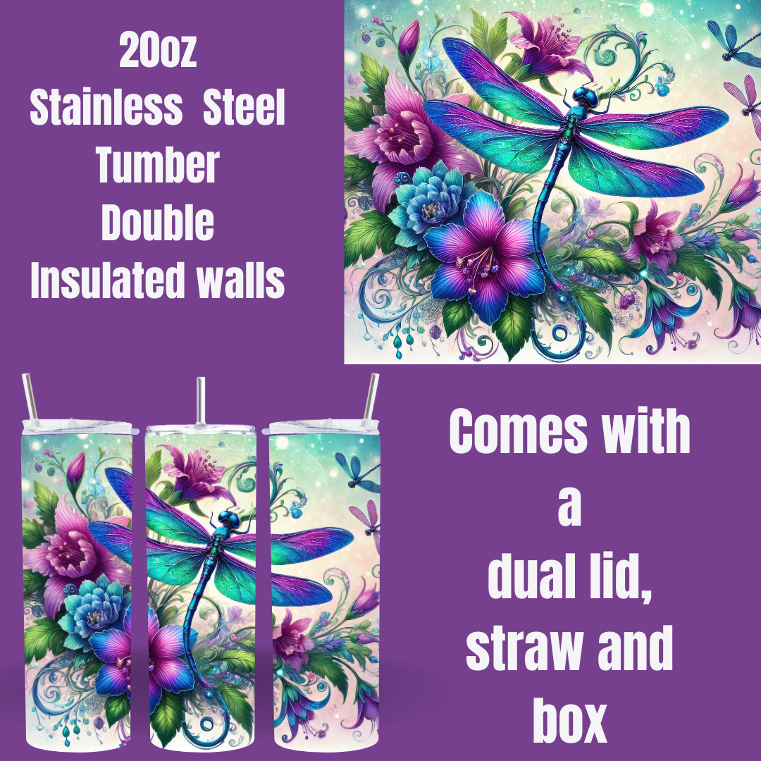 Whimsy Wings 20oz Tumbler