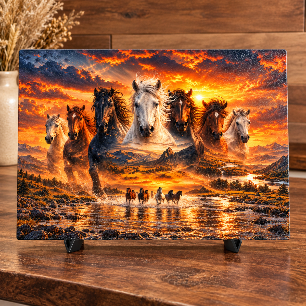 Wild & Free 15 × 11-inch Glass Cutting Board