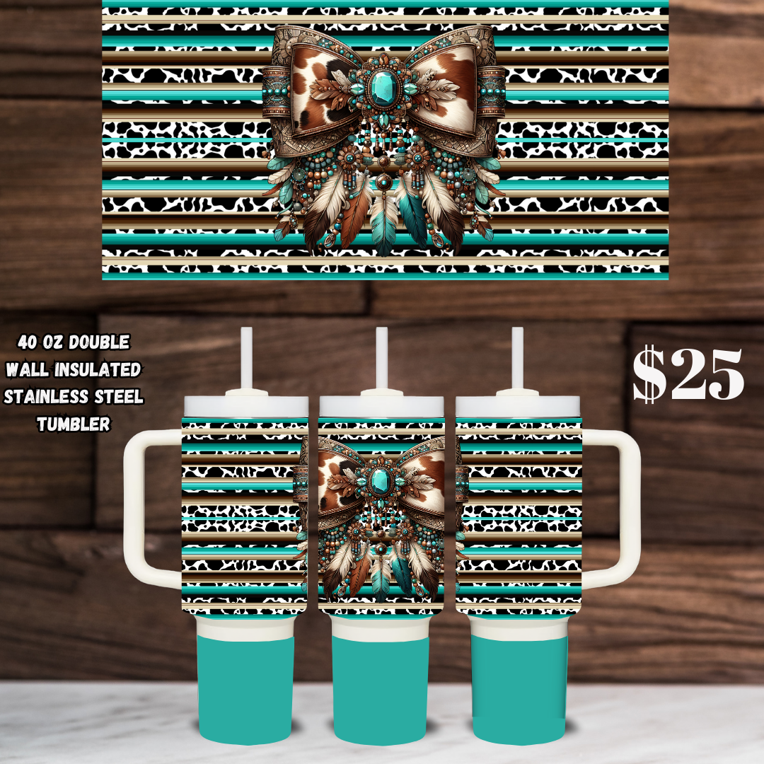 Tribal Elegance Insulated Stainless Steel Tumbler Collection