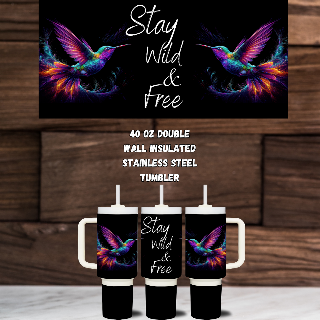 Wild & Free Hummingbird Tumbler Collection