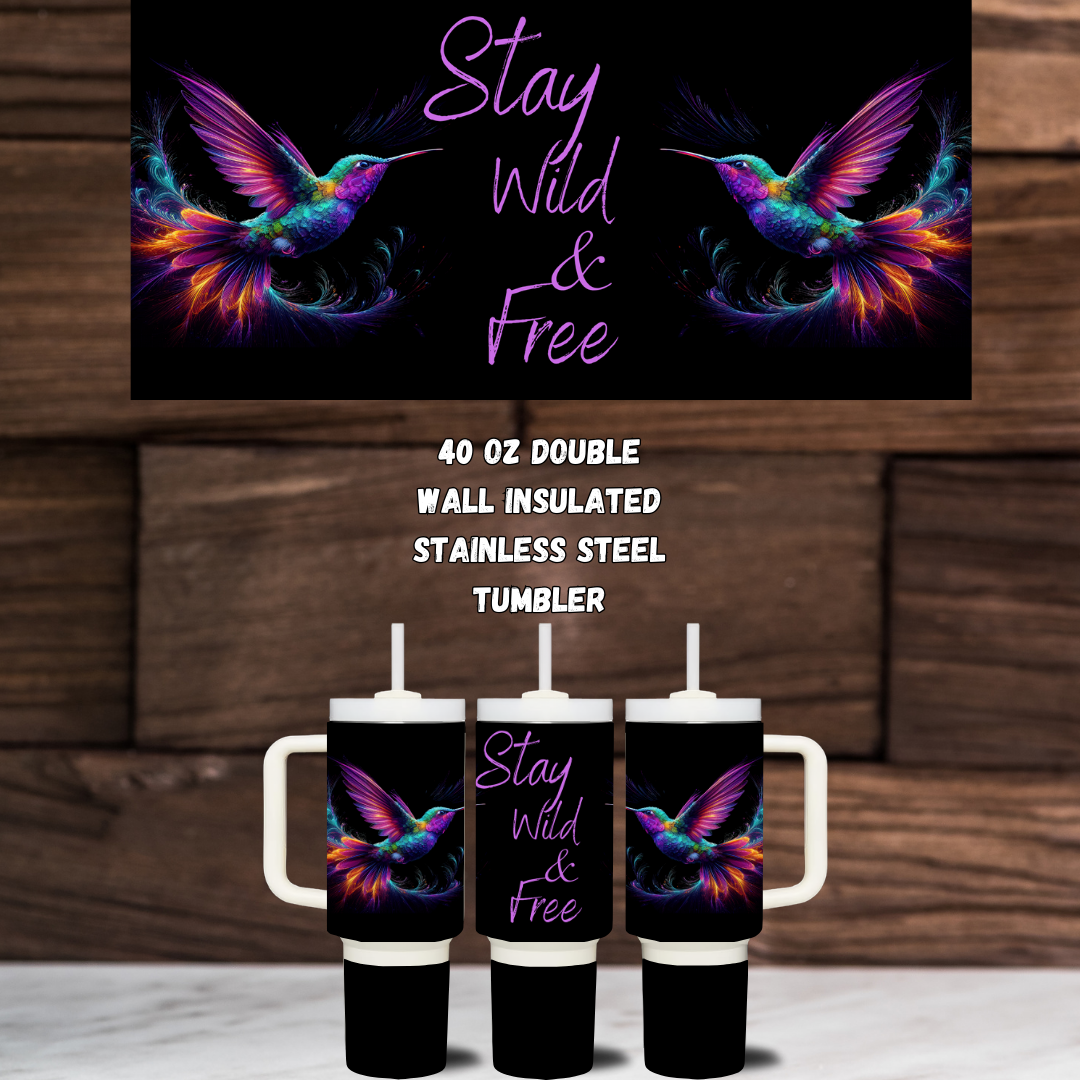Wild & Free Hummingbird Tumbler Collection
