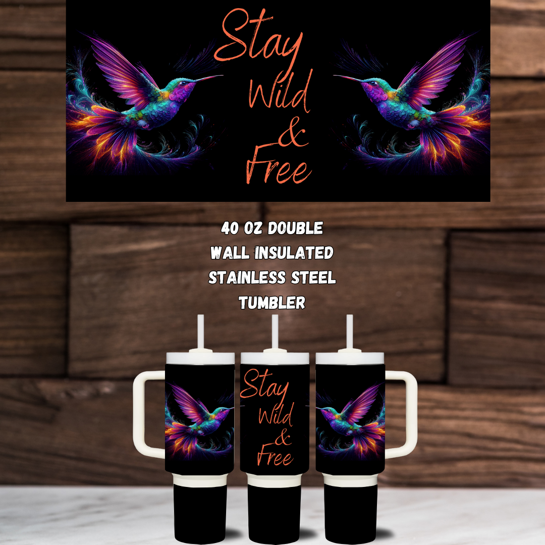 Wild & Free Hummingbird Tumbler Collection