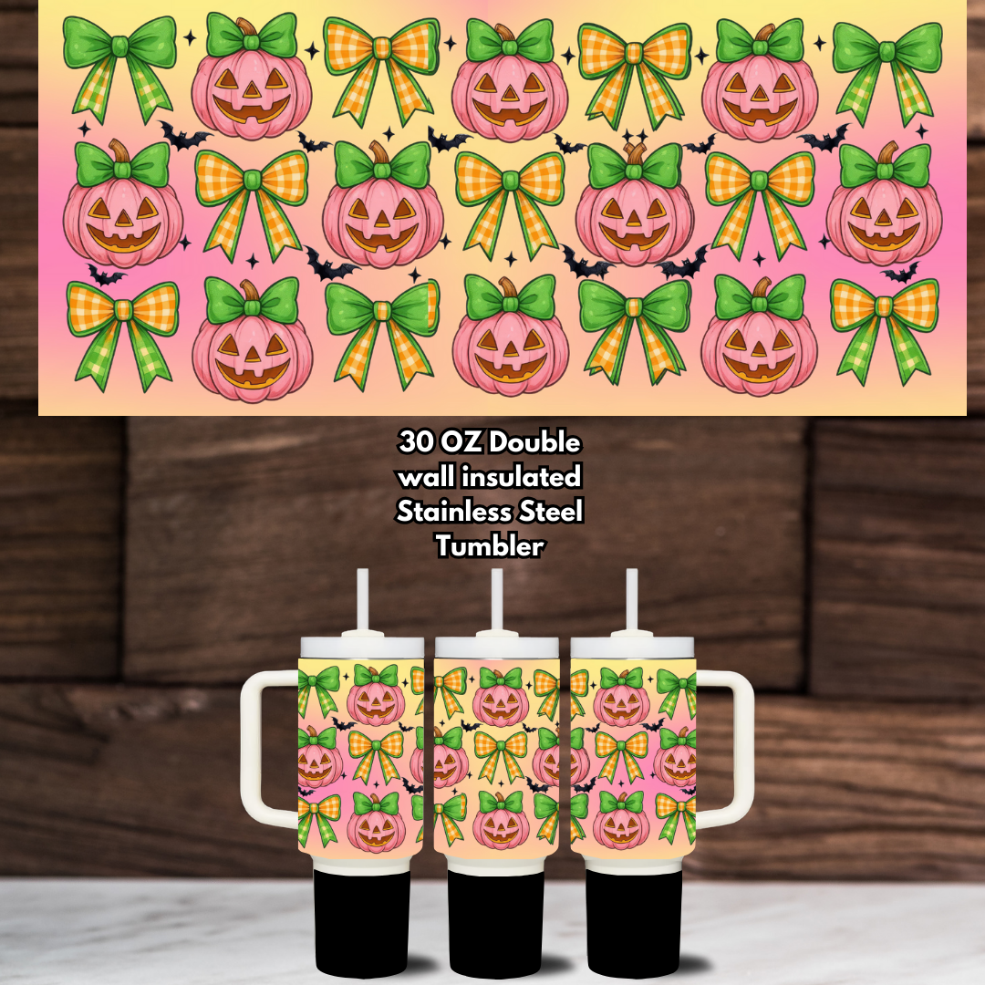 Pretty Spooky Pink Halloween Tumbler Collection – 30oz Stainless Steel
