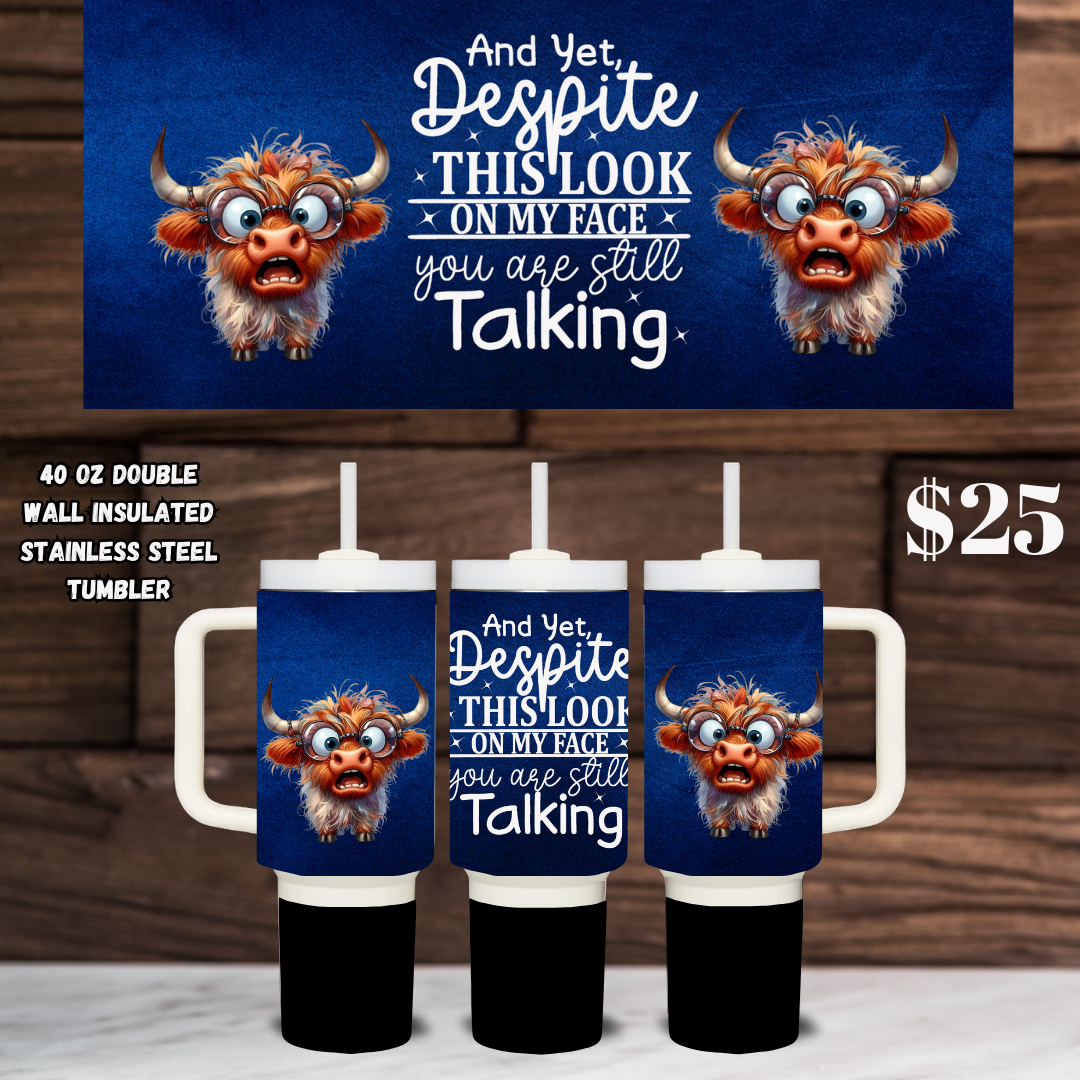 Highland Humor Stainless Steel Tumbler Series
